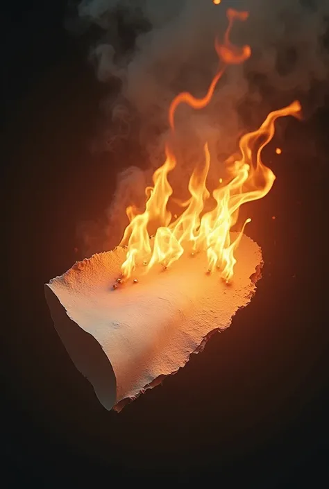 Burning paper 