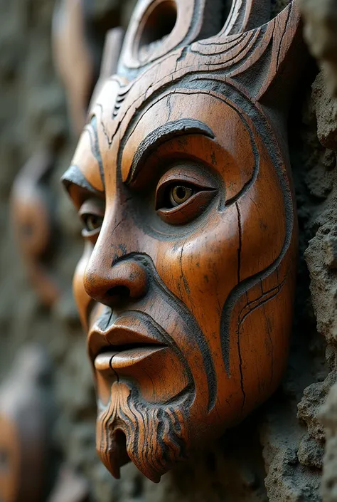 Wooden mask