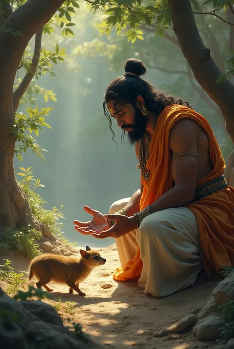 This small incident showed the greatness of Ramas heart. Even while in exile, amidst difficult circumstances, he valued the life of a small creature. This story teaches us that true bravery lies not in just conquering enemies, but in cherishing and being c...