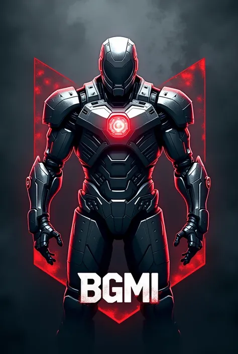 Make bgmi logo 
Add new add my name in this image 
 Make ganster make iron suit 
