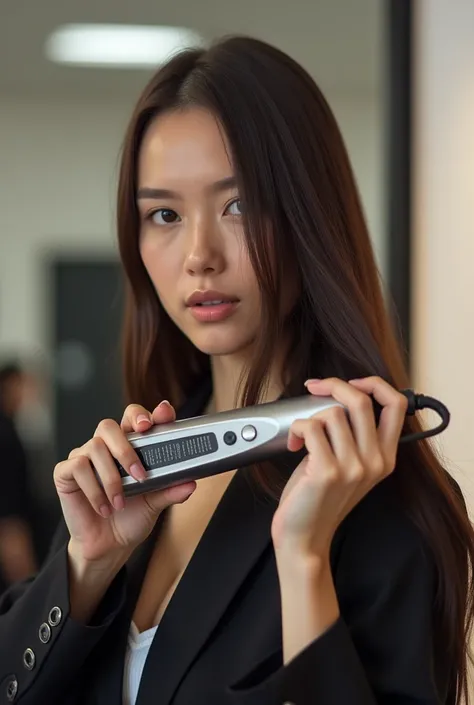 Innovative hair straightener and new details 