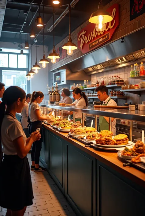 Self-service burger joint 