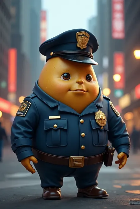 A potato as a policeman 