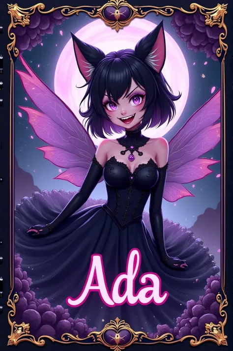 Kuromi card with name Ada