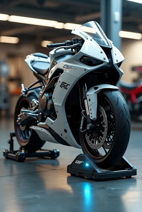 Futuristic Electromechanical Jack for Motorcycles