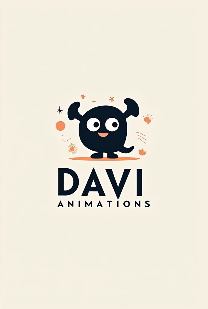 Logo with the name davi animations 
