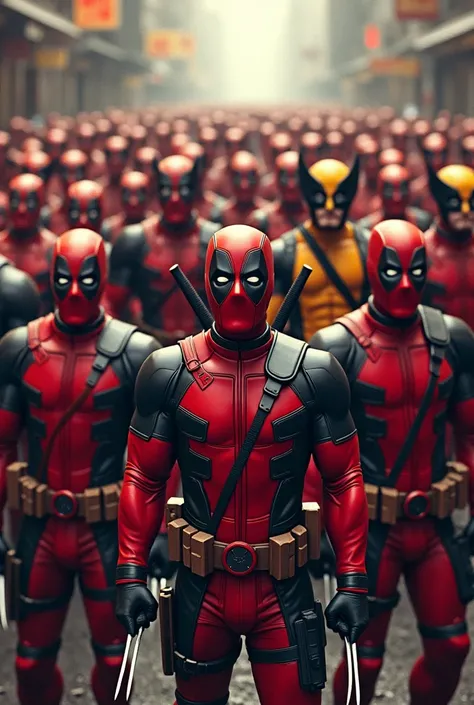 Hundreds of Deadpool and Wolverine 