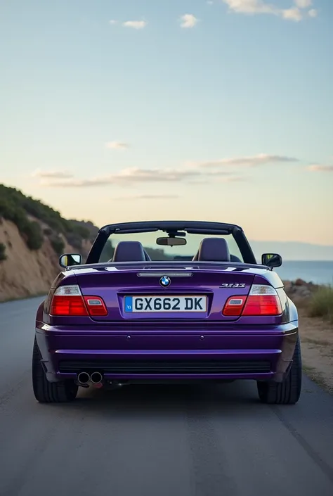 Fait moi une 328i e36 technoviolet cabriolet plaque gx662dk