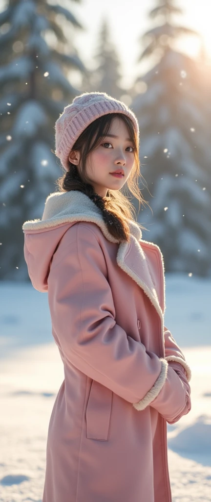 Highest quality、High resolution、Detailed Background、Realistic、RAW Photos、(Beautiful face in every detail:1.4)、Highly detailed face、Detailed eyes、Japan beautiful teenage girls、(Huge breasts:1.2)、Perfect body line、Light color hair、Braided bob cut、ponytail、Lo...