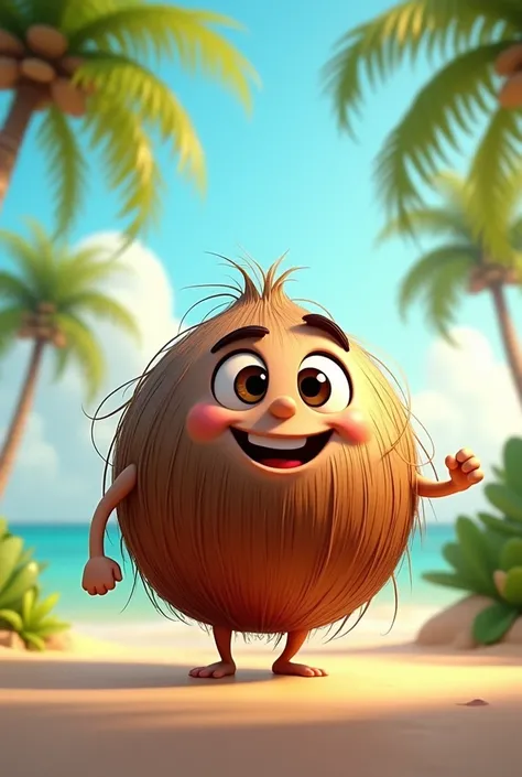 make an animated coconut 