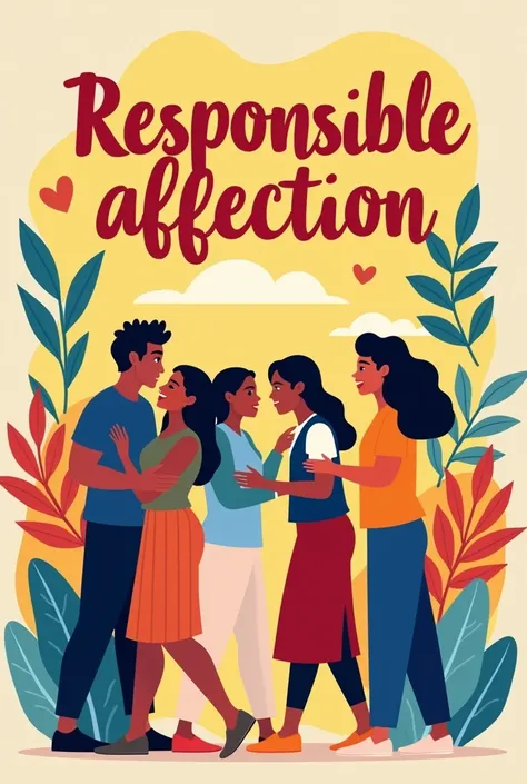 Create a poster about responsible affection