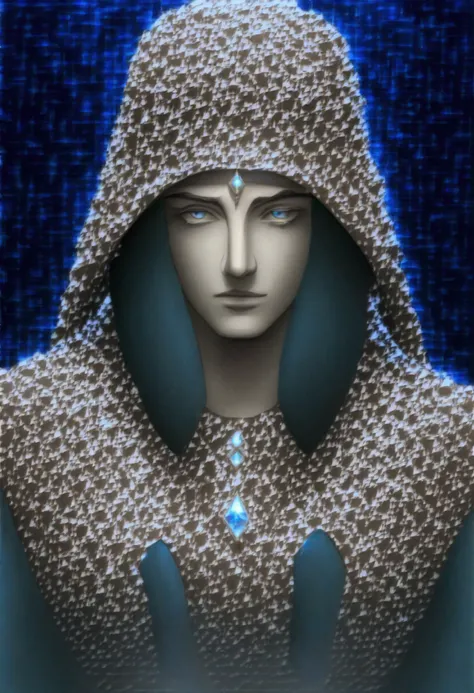 understood! Let&#39;s create Kahlok as a humanoid character, maintaining the concept of a striking eye that changes according to your emotions. I will describe him as a mysterious boy wearing a hood, with a look that mixes simplicity and impact, ideal for ...