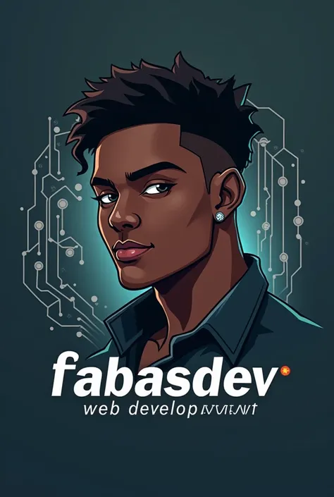 Logo Design Description:

Name and Textual Elements:

The name of the company "FabasDev" must be the central and most prominent element of the logo. Use a modern font, clean and technological, as a stylized sans-serif or a font with rounded corners to give...