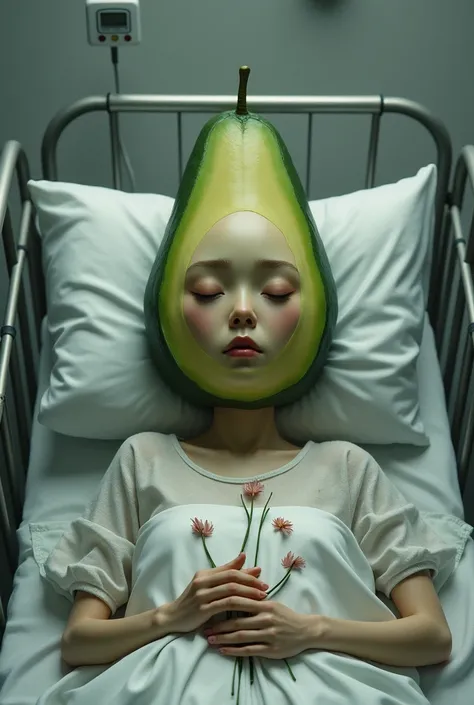 Avocado woman wakes up in hospital feeling pretty sad