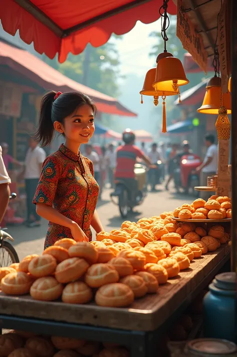 Jualan jajanan kue rangin