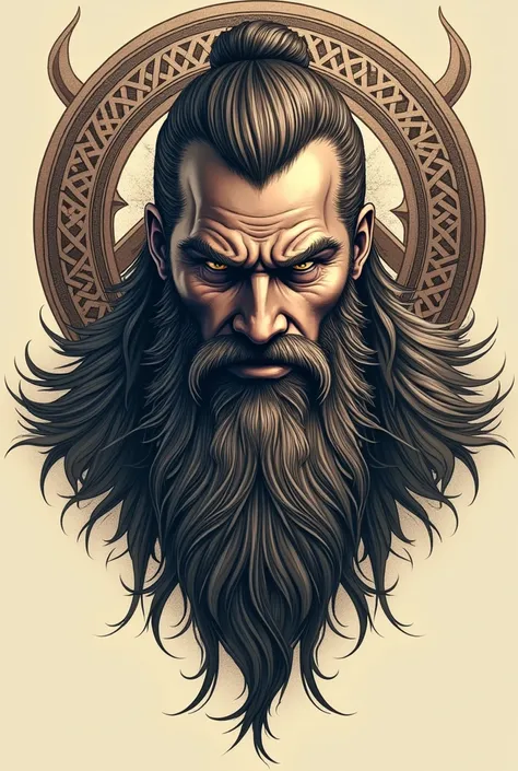 Create a design for me to tattoo,tema Viking 
