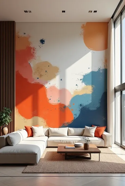 Mural for modern home