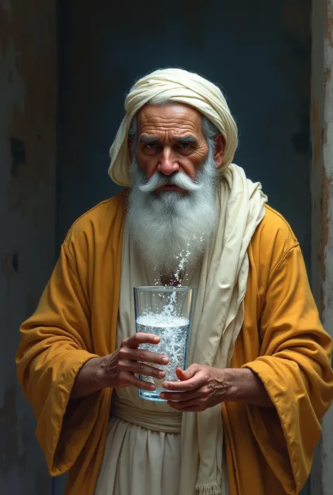 Coming back he showed Baba the glass in which not a single drop of water had fallen.