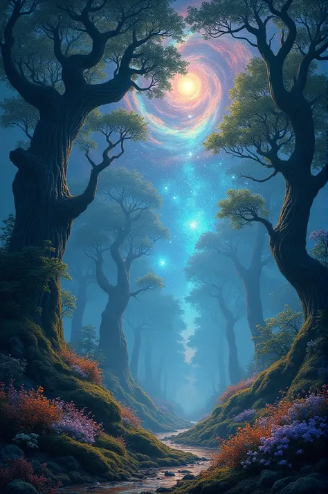 Cosmic universe forest 