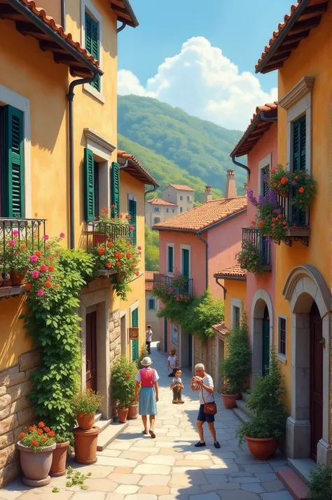 Gocce di Tempo, old italian town 