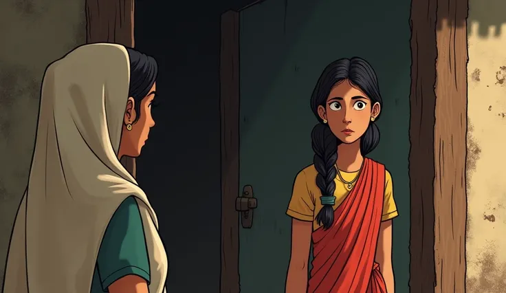 Shivani Visiting Rohits Home**:
   "Shivani is standing outside a modest village house, talking to Rohits mother. The atmosphere is somber as the mother shares the news of Rohit’s father’s recent passing. Shivani listens with empathy, determined to help Ro...