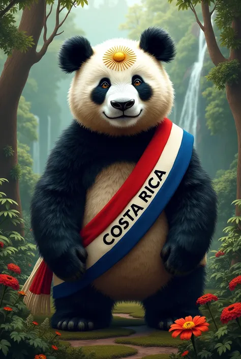 Patriotic Panda of Costa Rica