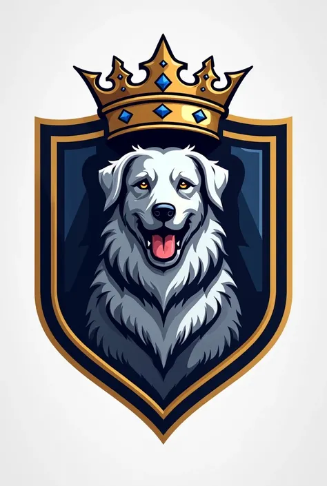 Logo that says Team Royal and has a crown and a dog inside it