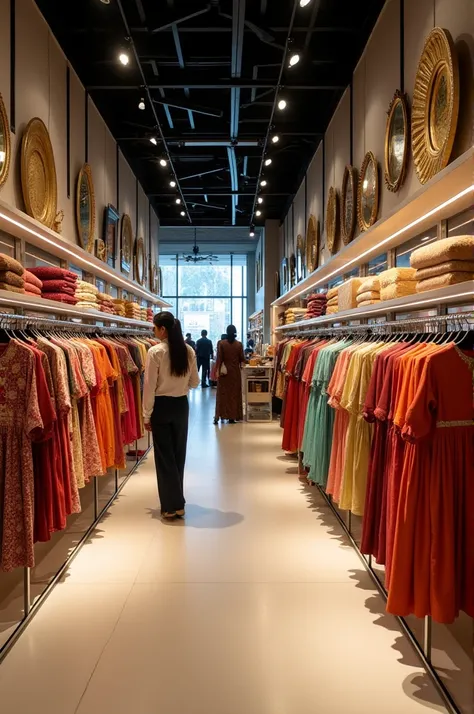 A clothing store interior name patna fashion point 