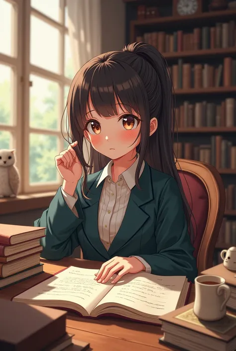 Historian anime girl