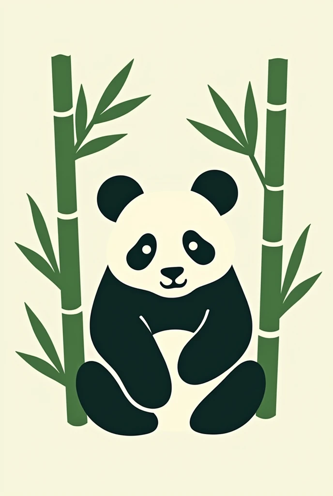 I  criate a logo bamboo panda 