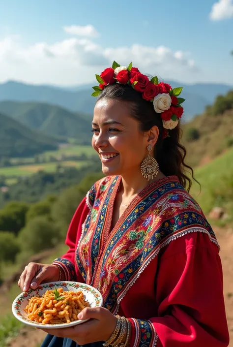 Mexican culture photography with a landscape of Tequisquiapan , Querétaro 
