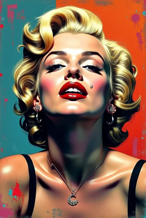 Picasso-style Marilyn Monroe