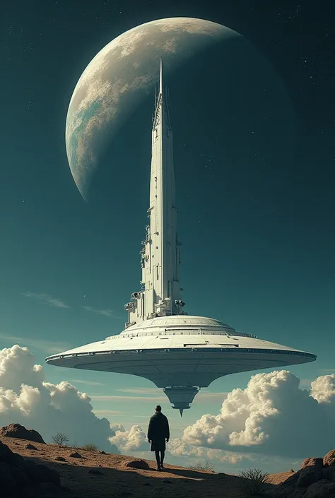 by the time in a spaceship, i would have traveled to the stars for you, in the style of imposing monumentality, neo-classical figurative, flattened perspective, rendered in maya, moshe safdie, photobashing, die brücke