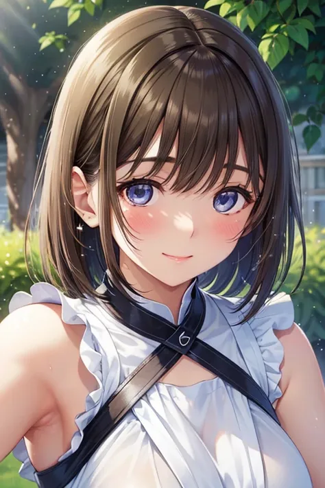 anegasaki nene、Shiny brown hair, short hair, (Beautiful brown eyes、Sparkling eyes, Fine grain)、smile、超Detailed eyes、Highly detailed face, 非常にDetailed eyes,




((最high quality、masterpiece:1.3))、(high quality, High resolution, The finer details),
 Realistic...