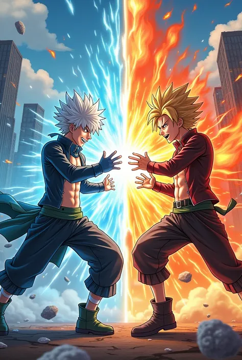 Todoroki and bakugo
