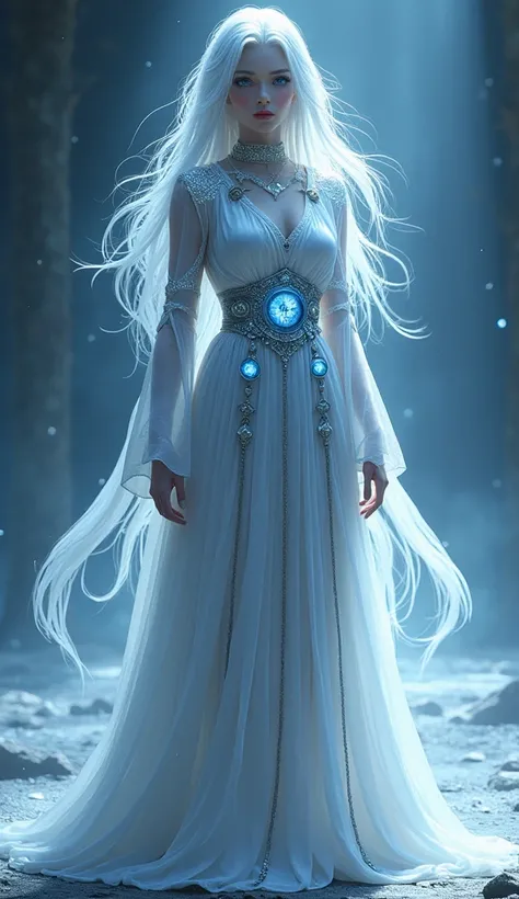 moonfilm（Shadow）Full body image capability: Manipulate the moonlight、Has the power to create illusions。
appearance: Wrapped in a silver robe、Her hair shines white like moonlight。Eyes are cold blue。
Backstory: People by moonlight々She was raised as a shrine ...