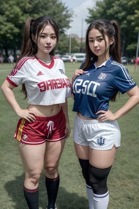 Big Tits,Big Ass,

Soccer Uniforms • Costumes: Short soccer jersey and shorts set。The jersey is designed to fit snugly.、The team emblem is on the chest。The pants are low rise、Complete with knee socks and soccer shoes。