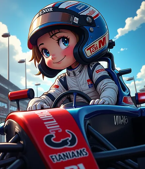 Comic style F1 Williams Colapinto