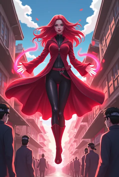 Wanda maximoff anime very anime Naruto arrives in Konoha flying anime Naruto Shippuden