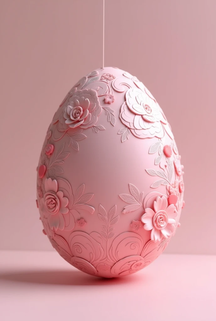 pink egg with philippine’s BINI artist signature