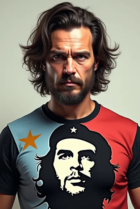 Javier Milei with a  Che Guevara shirt