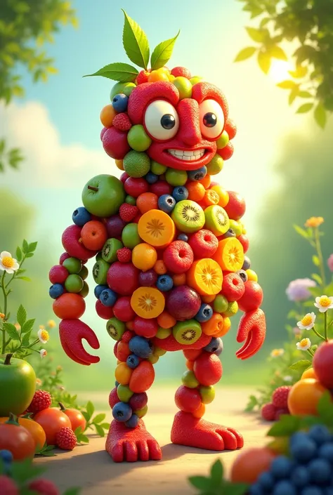 character representing a line of fruit salad
