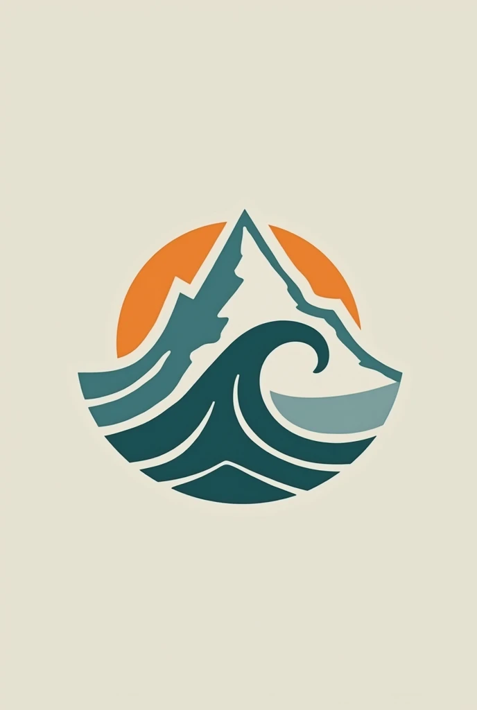 A logo for a mountain and beach band called SóVai,  that mixes several musical genres