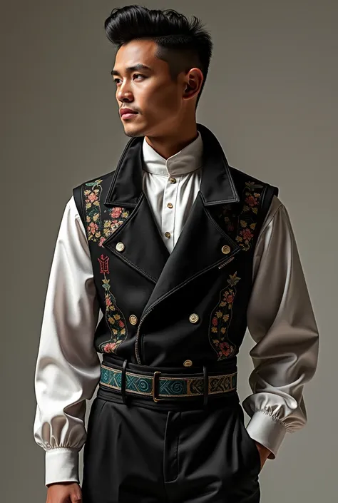 Appearance: Jose Rizal might sport a modern, dynamic look reflecting his versatile personality. He could be seen in stylish, performance-oriented attire that blends traditional Filipino elements with contemporary dance fashion—think sleek, fitted costumes ...