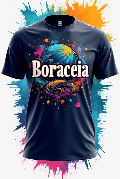 Create a team shirt with the real name Boraceia 