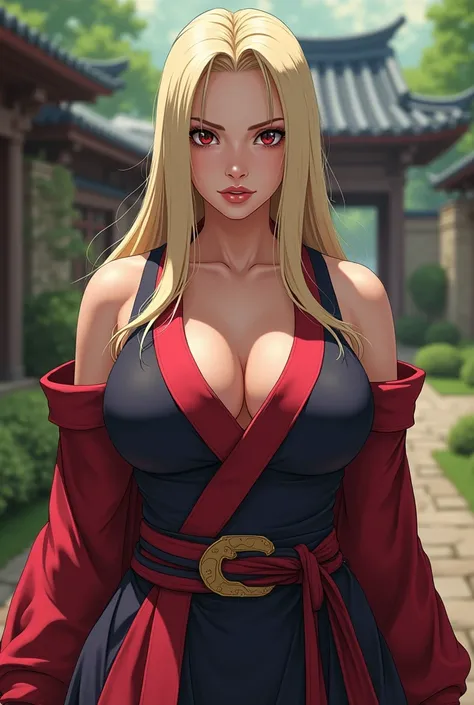 Image of woman from Russia real woman cosplaying tsunade from naruto has g cups