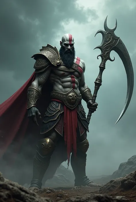 Make Kratos with a death scythe

