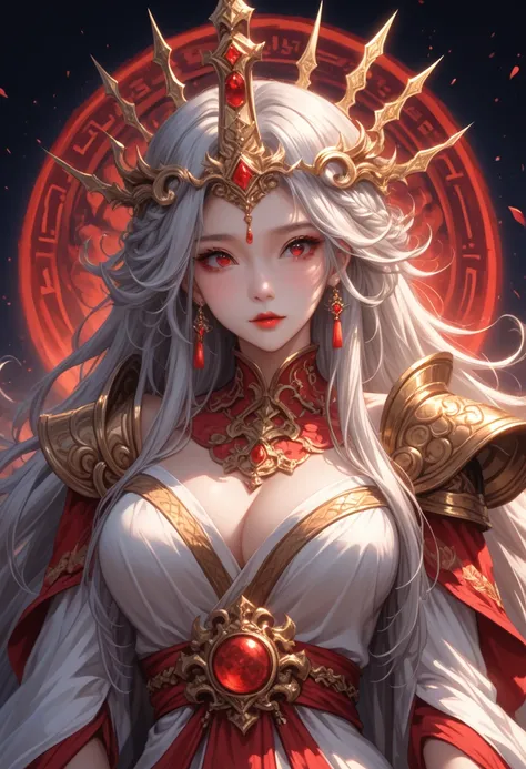 anime in cgi style, super detailed fantasy characters, Highly detailed 4K digital art, karol bak uhd, в Полный Рост goddess в космосе, beautiful digital art pieces, 2. 5 d cgi anime fantasy work of art, goddess. extremely high detail, The Queen&#39;s full ...