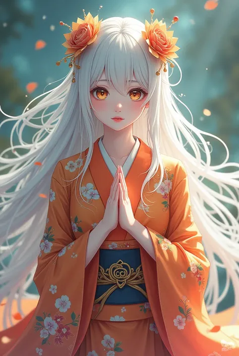 8K resolution, high image quality, high quality, real, Tanabata Orihime, female, 2, bright kimono, long hair, crystal clear white skin, hands folded in front of the chest, open eyes crying face, sad face, one woman, beauty once in 100 years