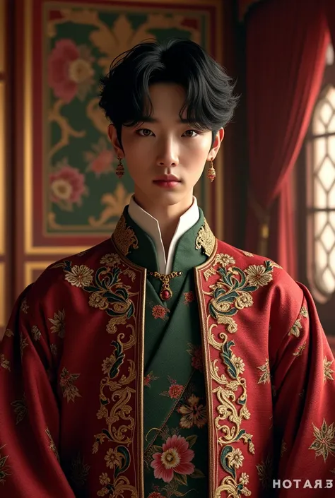 Kim Taehyung dressed as a prince